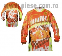 Tricou (bluza) cross-enduro Unik Racing model MX01 culoare: portocaliu fluor – marime XS